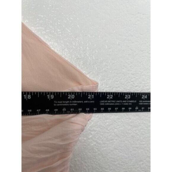 ASOS Womens Top Plus Size 14 Light Pink Sleeveless Halter V-Neck Lined Blouse - Picture 6 of 14